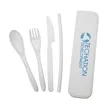 Alameda Wheat Straw Cutlery Set | https://www.bestnamebadges.com