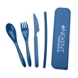 Alameda Wheat Straw Cutlery Set | https://www.bestnamebadges.com