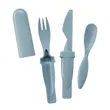 Arroyo II Bamboo Fiber Cutlery Set | https://www.bestnamebadges.com