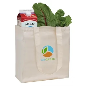V Natural Organic Grocery Tote | https://www.bestnamebadges.com