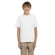 Fruit of the Loom Youth Heavy 100% Cotton Tee - White | https://www.bestnamebadges.com