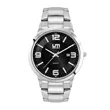 Men's Silver Stainless Steel Case Watch Men's Silver Stai... | https://www.bestnamebadges.com