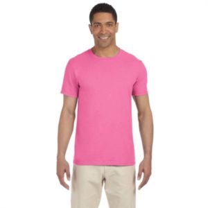 Gildan 4.5 oz. SoftStyle Ringspun T-Shirt - Dark/Color | https://www.bestnamebadges.com