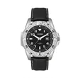 45MM METAL MATTE SILVER CASE, 3 HAND, DTE DISPLAY, BLACK ... | https://www.bestnamebadges.com