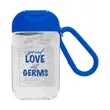 1 oz. Hand Sanitizer Gel and Carabiner | https://www.bestnamebadges.com