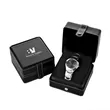 Black Leatherette Gift Box | https://www.bestnamebadges.com