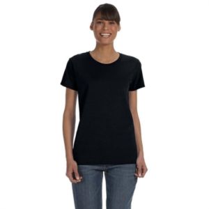 Gildan Ladies' 5.3 oz. Heavy Cotton Missy Fit T-Shirt | https://www.bestnamebadges.com