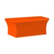 8' Stretch Table Cover Stock Color - Front Print Only | https://www.bestnamebadges.com