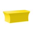8' Stretch Table Cover Stock Color - Front Print Only | https://www.bestnamebadges.com