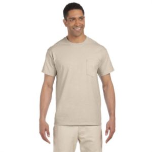 Gildan Ultra Cotton Pocket Tee - Dark/Color | https://www.bestnamebadges.com
