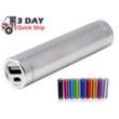 2200mAh Round Cylindrical Shaped Portable Charger | https://www.bestnamebadges.com
