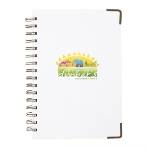Good Value™ Woven Paper Hardback With Metal Accents Notebook | https://www.bestnamebadges.com