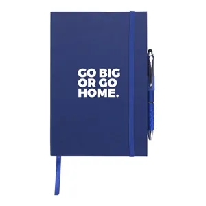 Good Value™ Color Edge Journal with Metallic Stylus Pen | https://www.bestnamebadges.com