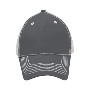 Heavy Stitch Cap With Mesh | https://www.bestnamebadges.com