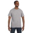Hanes Authentic Tagless Tee - Light/Heather | https://www.bestnamebadges.com