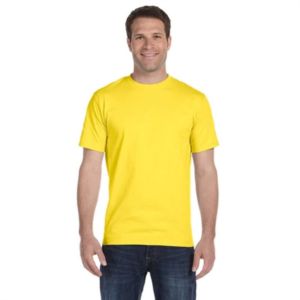 Hanes Heavyweight 100% Cotton Tee - Dark/Color | https://www.bestnamebadges.com