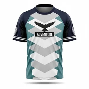 Unisex Sublimated Cotton Feel Short Sleeve T-Shirt 180G