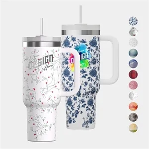 RTIC® Sunny Summer 40 oz Road Trip Tumbler | https://www.bestnamebadges.com