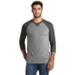 New Era Sueded Cotton 3/4-Sleeve Baseball Raglan Tee | https://www.bestnamebadges.com