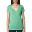 Next Level Ladies' Triblend Deep V-Neck Tee | https://www.bestnamebadges.com