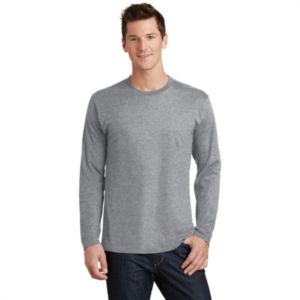 Port & Company Long Sleeve Fan Favorite Tee | https://www.bestnamebadges.com