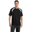 Sport-Tek Colorblock Raglan Jersey - Dark/All | https://www.bestnamebadges.com