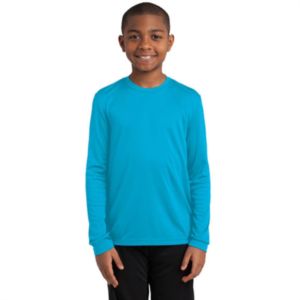 Sport-Tek Youth Long Sleeve PosiCharge Competitor Tee | https://www.bestnamebadges.com