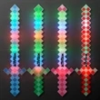 LED 8-Bit Pixel Sword | https://www.bestnamebadges.com
