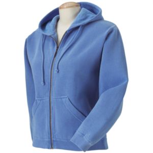 Comfort Colors Women's Garment-Dyed Full-Zip Hoodie | https://www.bestnamebadges.com
