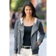 Women's Fleece Moto Jacket | https://www.bestnamebadges.com
