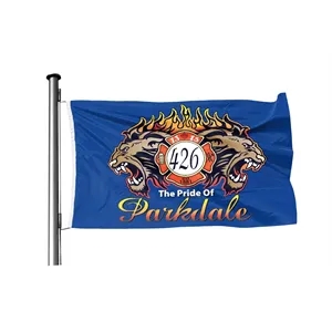 Custom 3x5 Full Color Outdoor Logo Flag  