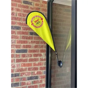 CHUPA FLAG. Hardware +  Double Sided Flag