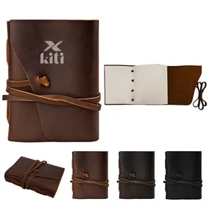 Vintage Genuine Leather Journal Notebook