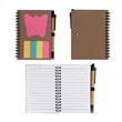Mini Spiral Notebook With Pen, Flags&Sticky Notes | https://www.bestnamebadges.com
