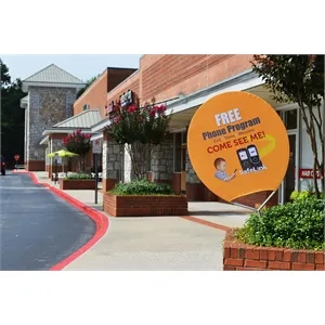 Bubble Banner Double Sided Print B-Format