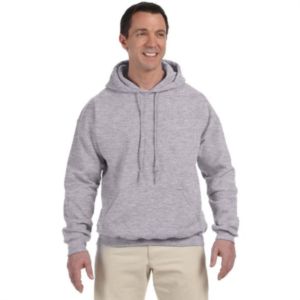 Gildan 9.3 oz 50/50 Ultra Blend Hooded Pullover | https://www.bestnamebadges.com