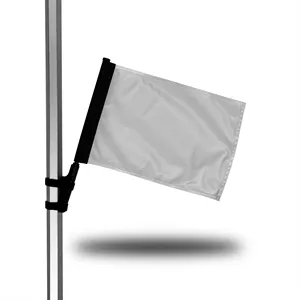 Golf Cart Flag Pole with Easy on/off Hook and Loop