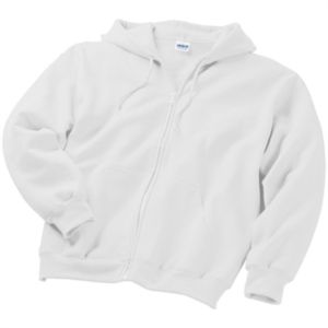 Gildan 9.3 oz 50/50 Ultra Blend Full-Zip Hoodie | https://www.bestnamebadges.com
