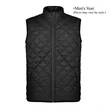 Men's Quilted Full Zip Jacket | https://www.bestnamebadges.com