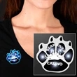 Flashing Paw Print Lights | https://www.bestnamebadges.com