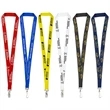 3/4" Import Air Ship Silkscreen Lanyard | https://www.bestnamebadges.com