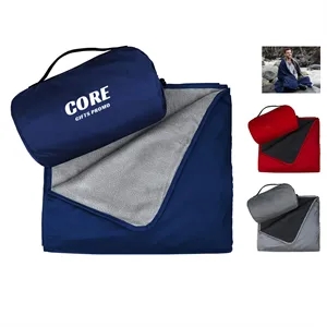 Waterproof Windproof Warm Fleece Blanket with Carry Bag
