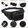 Adjustable Military Tactical Waist Pack for Men | https://www.bestnamebadges.com