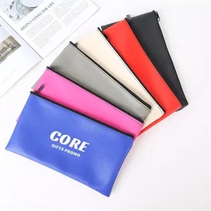 Coin Money Pouch PU Leather Bank Bag