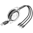 3 in 1 USB Charging Cable Retractable | https://www.bestnamebadges.com