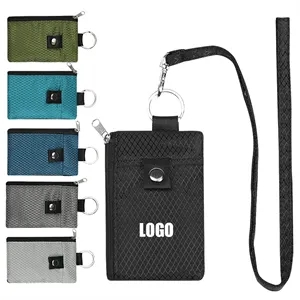 Minimalist RFID Blocking Small Wallet with ID Window
