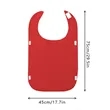 Adult Soft Polyester Waterproof Elderly Bib With Hook | https://www.bestnamebadges.com