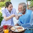 Adult Soft Polyester Waterproof Elderly Bib With Hook | https://www.bestnamebadges.com