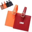 PU Leather Square Luggage Name Tag | https://www.bestnamebadges.com