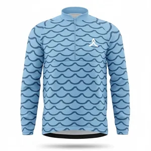 Unisex Full Color Silk Feel Quarter-Zip Pullover 180GSM